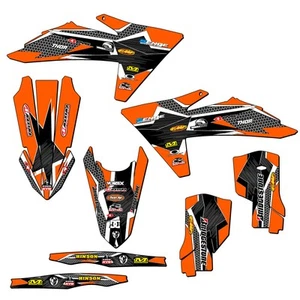 2023-2024 SXF PODIUM Orange Senge Graphics Kit Compatible with KTM - Picture 1 of 10
