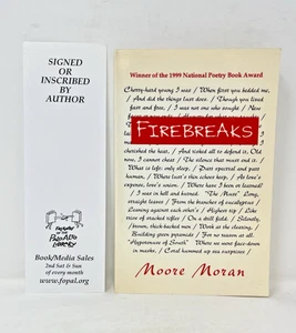 Firebreaks by Moore Moran - SIGNED BY AUTHOR - SHIPS FREE in US - Picture 1 of 9