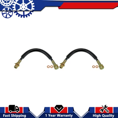 Juego de manguera de freno delantera 2 piezas para Chevrolet S10 Blazer 4,3 L 1991-1994 Foto 1 de 4