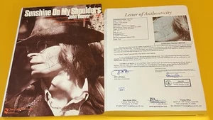 John Denver autographed Sheet Music With “peace” Inscription With JSA - Picture 1 of 9