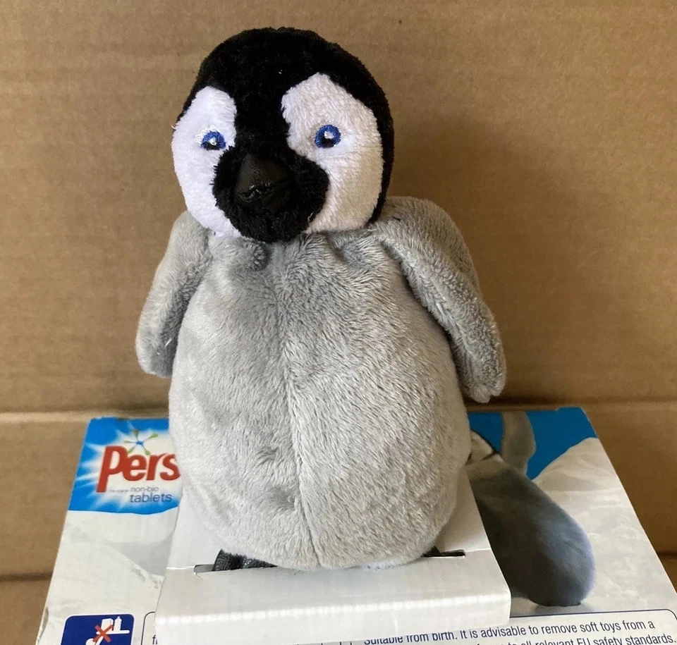 Persil Promo Happy Feet Penguin Chick Reversible Soft Toy Plush -Hatching Mumble - Image 1 of 4