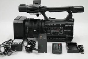 Sony HXR-NX100 Video Camcorder NXCAM Professional Camera Black Used From Japan - Picture 1 of 6