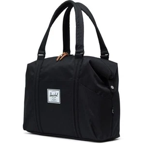 Herschel Supply Company Black Duffel Bag Minimalist Design Laptop Work School - Afbeelding 1 van 9