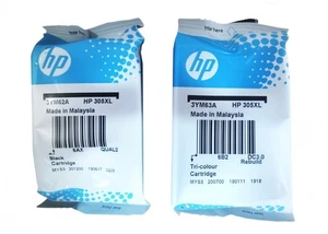 Original HP 305XL Schwarz/Farbe Tintenpatronen für Deskjet&ENVY - Bild 1 von 10