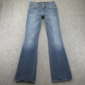 7 For All Mankind Damen Jeans Blue Wash Größe 26 Stretch Bootcut - Bild 1 von 15