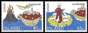 Island 1994 Europa 2v postfrisch ** - Bild 1 von 1