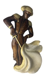 Used Vintage Treasure Craft 1970s Spanish Matador Bullfighter 12.5"Tall Ceramic. - Picture 1 of 6