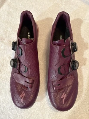 Sapatos de estrada Specialized S-Works BOA geometria corporal preto fato carbono tamanho 45/11.5 - Imagem 1 de 4