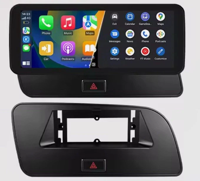 AUTORADIO CARPLAY ANDROID 10.25" AUDI Q5 2009-2017 COMANDI VOLANTE NAVI WIFI - Immagine 1 di 3