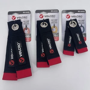 VELCRO(R) Easy Hang Extension Cord Strap Organizers 60-75-100lbs 2 Of Each Size - Picture 1 of 2