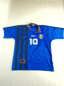 camiseta de fútbol SELECCION ARGENTINA away ADIDAS 1995 #10 maradona t3 - Picture 1 of 5