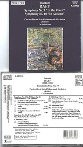 Joachim RAFF: Symphonies #10 "In Autumn" & #3 "In the Forest" - Slovak State PO - Picture 1 of 1