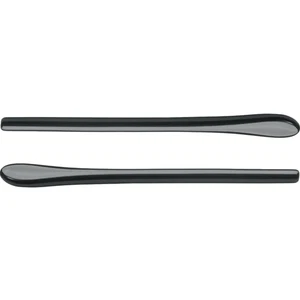 Brillen Bügelenden Acetat  Ø 1,2 mm Symmetrische Bügel Ersatzenden 65 mm Schwarz - Picture 1 of 6