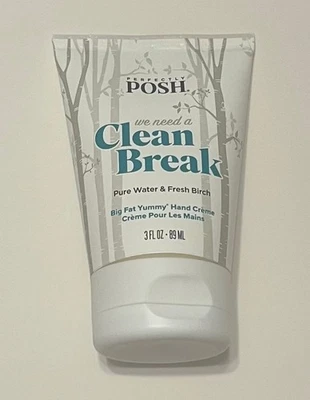 Perfectly Posh Clean Break BFYHC (Big Fat Yummy Hand Cream) NEW & SEALED  - Image 1 of 2