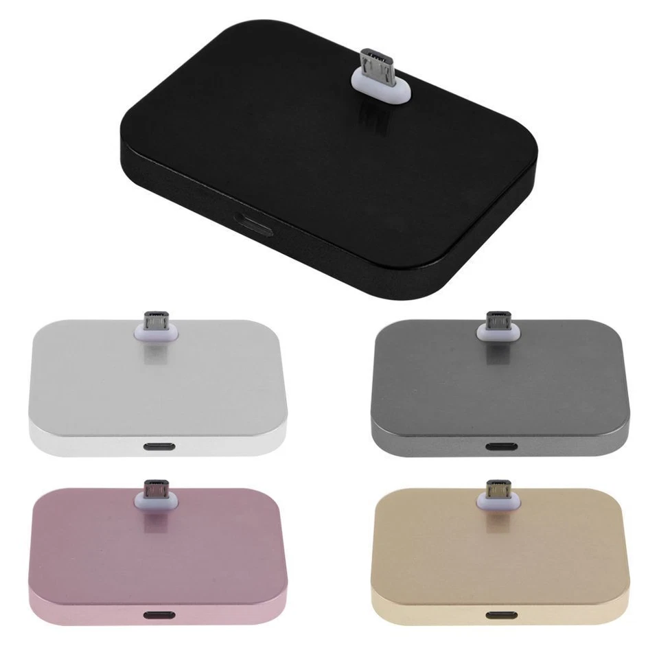 Micro USB Charging Dock Mount Stand Station Cradle For Oppo A9 2019 A59 A31 AU - Image 1 of 4