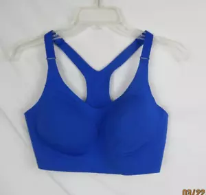All in Motion Women's Sculpt High Support Embossed Sports Bra Blue M - Picture 1 of 15