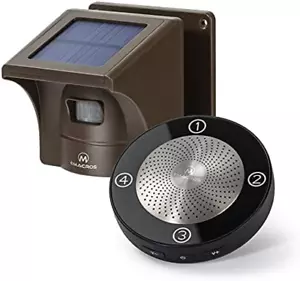 1/2 Mile Long Range Wireless Driveway Alarm Solar Motion Sensor Home Security - Picture 1 of 3