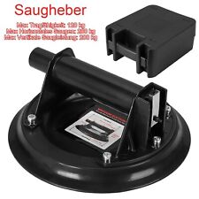 Saugheber Glassauger max.280KG Glasheber Vakuumheber Sauggriff mit Koffer 8 Zoll