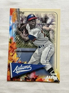 Serie Aggiornamento Topps 2024 - Racconti d'Autunno #AT-39 Hank Aaron - Foto 1 di 1