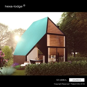 Hexa-Lodge ® Cabin Architectural Plan | Home and Hospitality - Picture 1 of 21