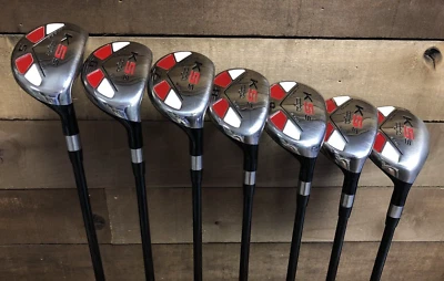 USED RH Majek K5s Senior Men's Hybrid Iron Set #5-SW Graphite Shaft 69-WZ5U - Image 1 of 4