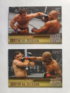 Lote de las 10 mejores peleas por el título de UFC 2011 Topps Forrest Griffin vs Rampage - Imagen 1 de 6