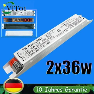 Elektronisches 2x36W Vorschaltgerät EVG Leuchtstofflampe T8 Röhre Neonlampe Neu - Bild 1 von 14