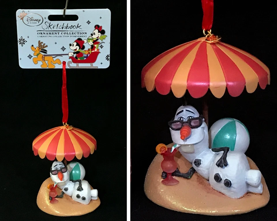 Disneys Frozen Olaf Sketchbook Ornament - White