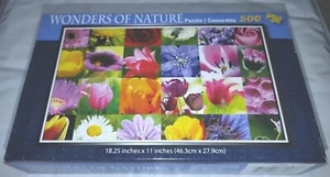 New - Wonders Of Nature Floral Flowers, Complete Set, 500 Pieces - Unopened. - Picture 1 of 2