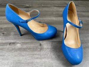 Kate Spade Pumps Womens Size 10 B Shoes Heels Blue Vero Cuoio Made in Italy - Picture 1 of 21
