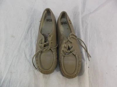 Zapatos cómodos para mujer SAS informales 7N estrechos de cuero moca Pathfinder Oxford Foto 1 de 4