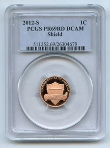 2012 S 1C Lincoln Cent PCGS PR69DCAM - Picture 1 of 1