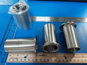 Dixon 14WLMP-G150 SS 304 Light Duty Ferrule Weld Clamp, 1-1/2" Tube OD 3" Length - Picture 1 of 7