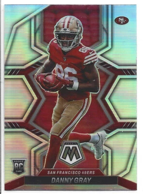 2022 Panini Mosaic Rookie Photo Variation Silver Prizm Danny Gray #338 - Image 1 of 2