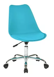 OSP Home Furnishings Emerson Student Armless Pneumatic Office Chair with Whee... - Picture 1 of 12