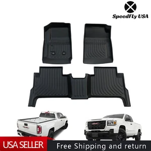 Tapetes para todas las condiciones climáticas para GMC Canyon doble cabina 2015-202 - Imagen 1 de 8