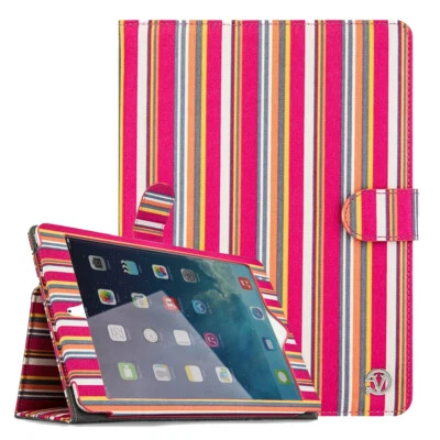 Funda inteligente con soporte de cuero abatible colorido a rayas para iPad Air 2 / iPad Air 1 9,7" Foto 1 de 4