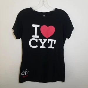Camiseta Cuna Mujer MEDIANA Negra "I Love/(HEART) CYT (Christian Youth Theater" - Imagen 1 de 7