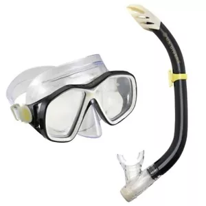 U.S. Divers Adult Playa Swim Mask & Snorkel Black - Picture 1 of 3