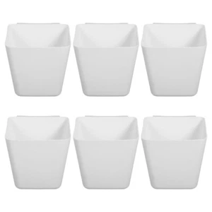 6 Pcs Aufbewahrungsbox Für Die Wand Kleine Lagerbehälter Hängender Eimer - Bild 1 von 12