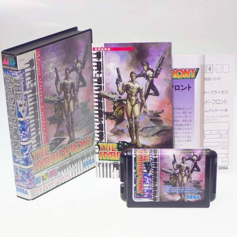 THE HYBRID FRONT SEGA MEGA DRIVE Japan Import MD GENESIS Boxed Complete NTSC-J  - Image 1 of 1