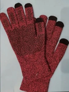 Winter Knit Gloves Touchscreen Warm Thermal Men Women Windproof Gloves Large - Picture 1 of 1