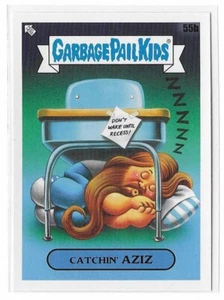2020 Garbage Pail Kids Late to School Catchin' Aziz 55b GPK LTS - Picture 1 of 2