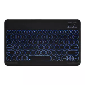 Wireless keyboard Rechargeable ultrathin Portable mini Circular button Backlight - Picture 1 of 7