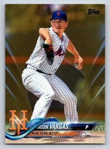 2018 Topps Update Gold #US17 Jason Vargas \2018 (ref 193954) - Picture 1 of 2