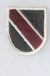 ORIGINAL ISSUE US ARMY ACADEMY OF HEALTH SCIENCES 3RD BTN COY F BERET FLASH - Picture 1 of 2