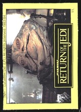 1983 Star Wars Return of the Jedi Monty Fabrieken #11 Jabba the Hutt