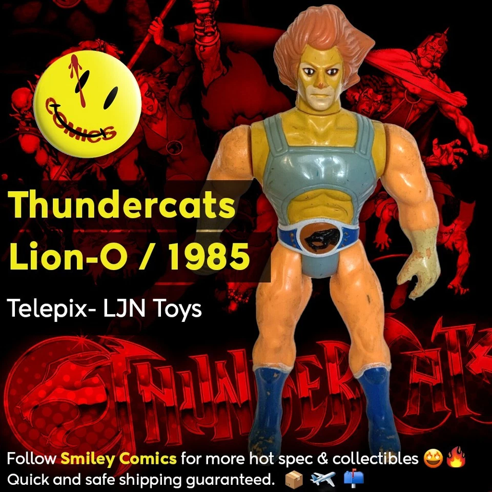 Thundercats Lion-O / оранжевый вариант 7» / винтажная фигурка 1985 LJN / б/у - Изображение 1 из 4