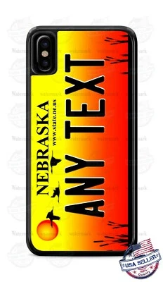 Nebraska Customized License Plate Phone Case For iPhone Samsung LG Google - Image 1 of 4