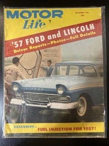 Motor Life Magazine November 1956 The 1957 Ford and Lincoln - Foto 1 di 2